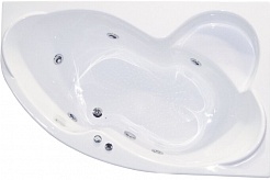 BellSan Акриловая ванна Индиго 168x110 L с гидромассажем – фотография-1
